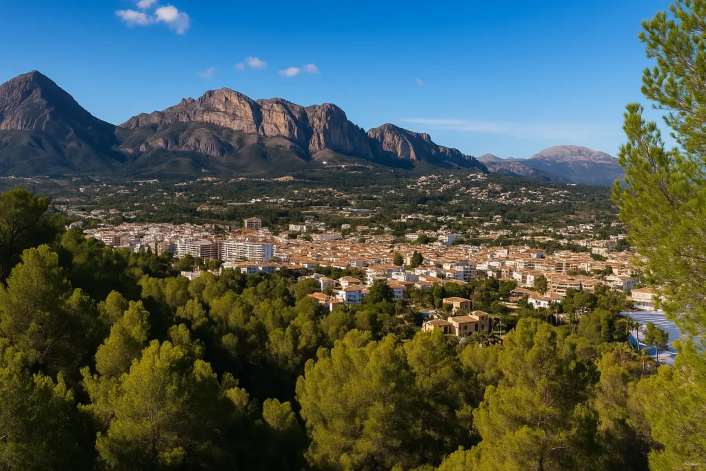 Imagen panoramica del Albir