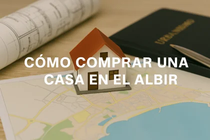 Documentos y mapa para comprar una casa en El Albir con guía urbanística y contrato de venta