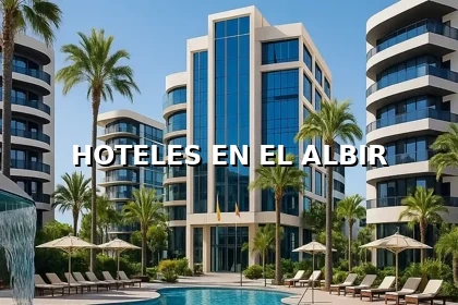 Hoteles en El Albir con piscina y palmeras