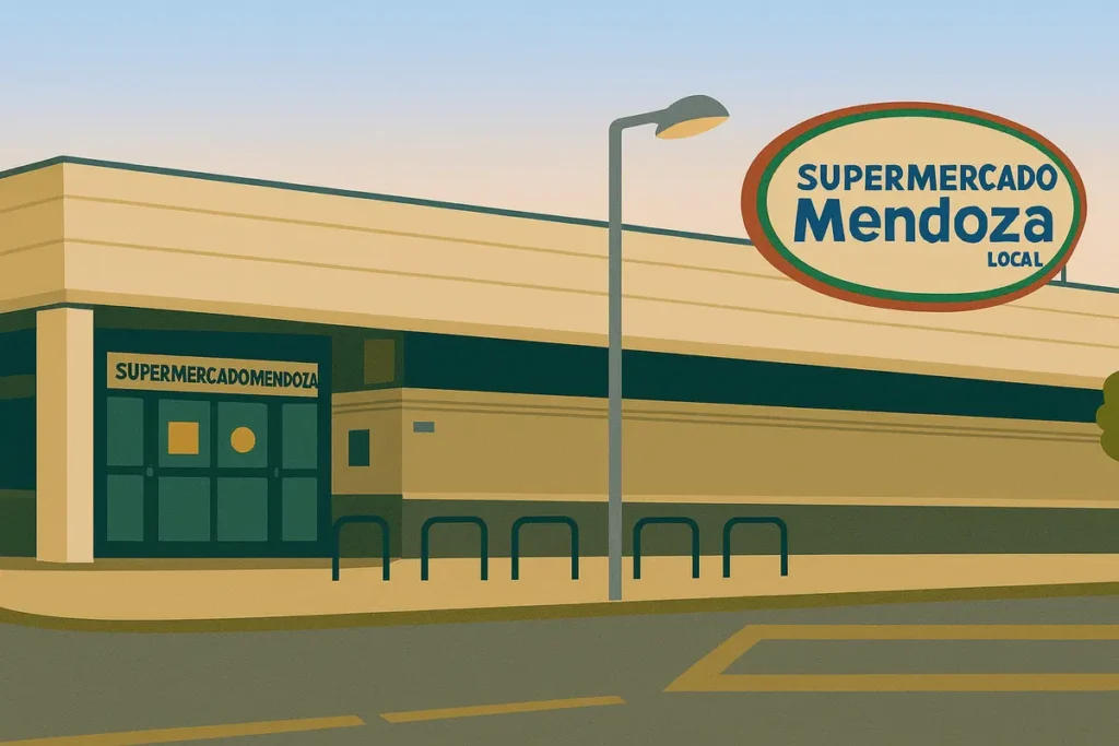 Fachada del Supermercado Mendoza en El Albir