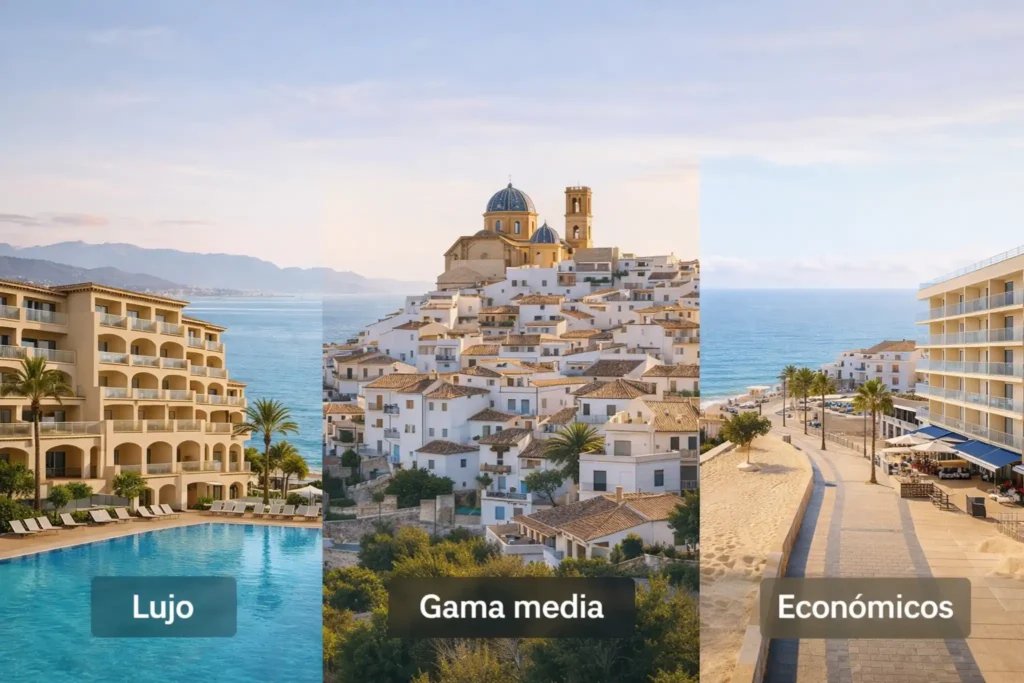 hoteles en altea lujo gama media economicos alojamiento costa blanca